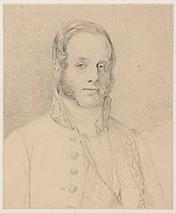 Portræt af generalpostdirektør, greve O.S. Danneskjold-Samsøe by Jørgen Roed