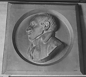 Portræt af Georg Zoega (1755-1809) i profil by Ubekendt