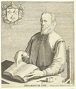 Portræt af Gerard de Jode by Hendrick Goltzius