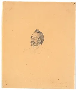 Portræt af glasmaler Friedrich Vörtel