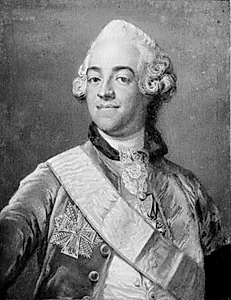 Portræt af grev Christen Scheel by Gustaf Lundberg