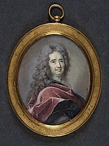 Portræt af guldsmeden Jacob Massé (død 1726), kunstnerens fader by Jean-Baptiste Massé