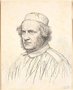 Portræt af H.W.Bissen (1798-1868) by Christen Købke