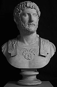 Portræt af Hadrian, panserklædt (117-138 e.Kr.) by Ubekendt