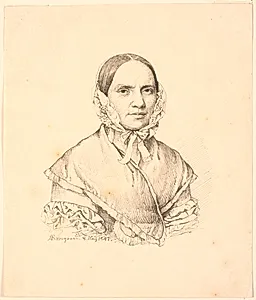 Portræt af Hanne Westengaard. by P.C. Skovgaard