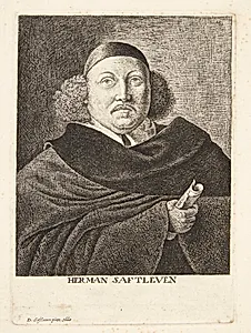 Portræt af Herman Saftleven by Herman Saftleven