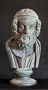 Portræt af Homer (8. årh. f.Kr.) by Ubekendt