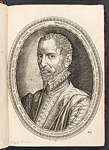 Portræt af Hubert Goltzius by Melchior Lorck