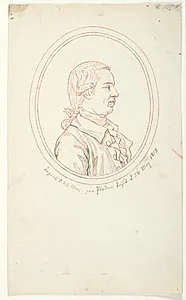 Portræt af J.L. Reventlow by Gerhard Ludvig Lahde