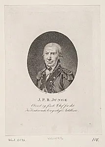 Portræt af J. P. Boye Junge by Andreas Flint