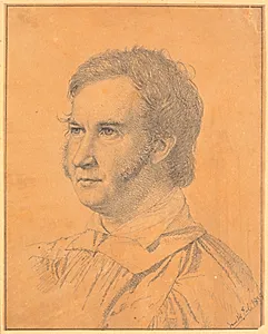 Portræt af Jacob Georg Købke (justitsråd, stiftfysikus i Nykøbing F.) by Christen Købke