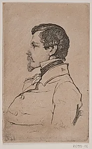 Portræt af Jacob Kornerup by Johan Frederik Busch