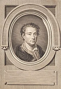 Portræt af Johan Mandelberg by J.F. Clemens