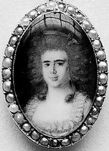 Portræt af Johanne Sophie Wleugel