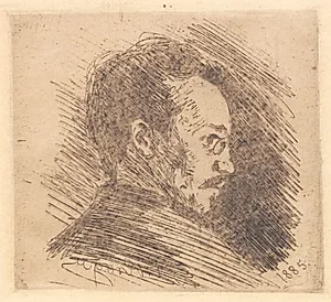 Portræt af Julius Paulsen by P.S. Krøyer