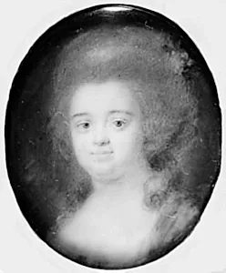 Portræt af Kammerherreinde Johanne de Svanenskjold f. Neergaard