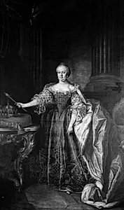 Portræt af kejserinde Maria Theresia by Christian Kollonitsch