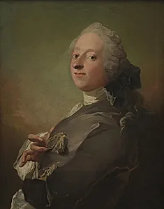 Portræt af kgl. hofapoteker Johann Gottfried Becker