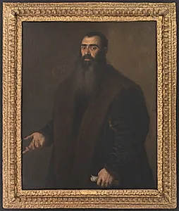 Portræt af købmand og kunstsamler Willibald Imhoff d. Ældre by Tizian
