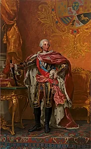 Portræt af kong Carl III af Spanien by Anton Raphael Mengs