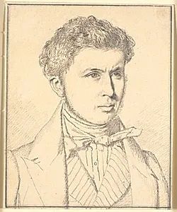 Portræt af kunstnerens bror, H.P.N.Købke (1812-39) by Christen Købke