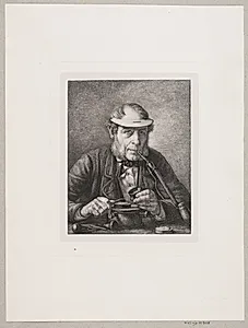 Portræt af kunstnerens far, medaillør F.C. Krohn