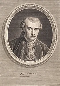 Portræt af læge Johan von Berger by J.F. Clemens