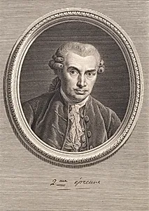 Portræt af læge Johan von Berger by J.F. Clemens