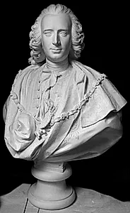 Portræt af lensgreve Adam Gottlob Moltke (1710-1792) by Ubekendt