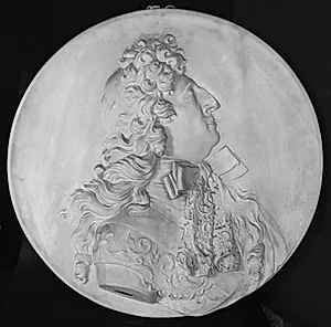 Portræt af Louis XIV i profil (1638-1715) by Ubekendt