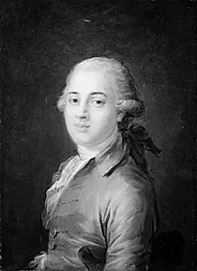 Portræt af Louis XVII (1755-1824) som greve af Provence ? by Joseph-Siffred Duplessis