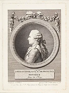 Portræt af Ludvig XVIII