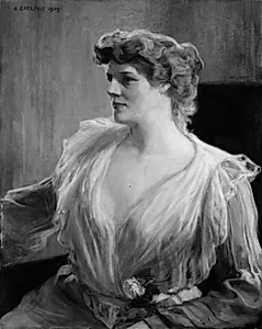 Portræt af Madame Suzanne Potre by Albert Edelfelt