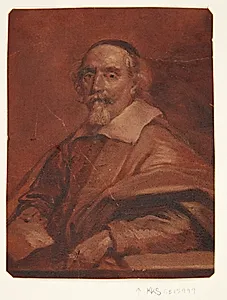 Portræt af maleren Adriaen van Nieulandt by Cornelis Jonson van Ceulen (I)