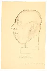 Portræt af maleren Carl Holsøe (1863-1935) by Kai Nielsen
