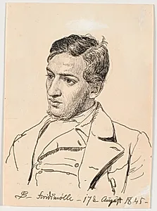Portræt af maleren Carlo Dalgas by P.C. Skovgaard