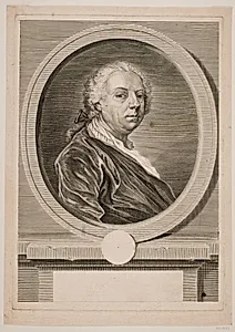 Portræt af maleren Charles Parrocel (1688-1752) by Georg Friedrich Schmidt