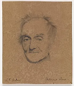 Portræt af maleren J.L. Lund