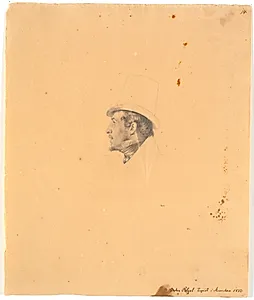 Portræt af maleren Joseph Petzl by Wilhelm Bendz