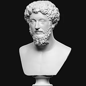 Portræt af Marcus Aurelius (kejser 161-180 e.Kr.) by Ubekendt