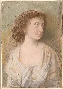 Portræt af Maria Magdalene Becker by Jens Juel