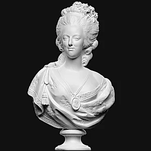 Portræt af Marie Antoinette (1755-93) by Ubekendt