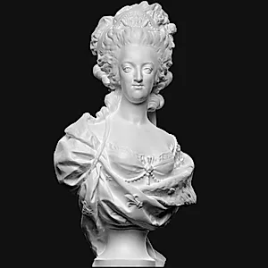 Portræt af Marie Antoinette (1755-93) by Ubekendt