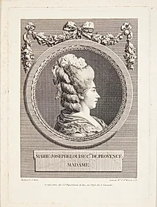 Portræt af Marie Joséphine af Savoyen