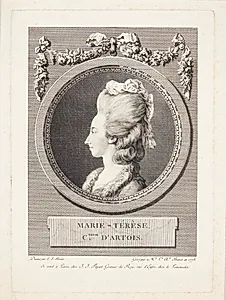 Portræt af Marie Therese af Savoyen