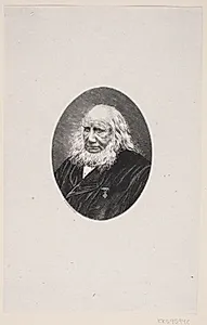 Portræt af N. F. S. Grundtvig den ældre by F. Hendriksen