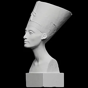 Portræt af Nefertiti by Ubekendt