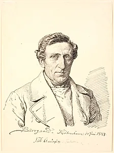 Portræt af Niels Andersen i Forballe. by P.C. Skovgaard