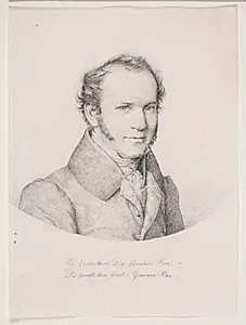 Portræt af Niels Schyth by Christen Købke