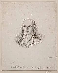 Portræt af P. A. Heiberg by Vilhelm Kyhn